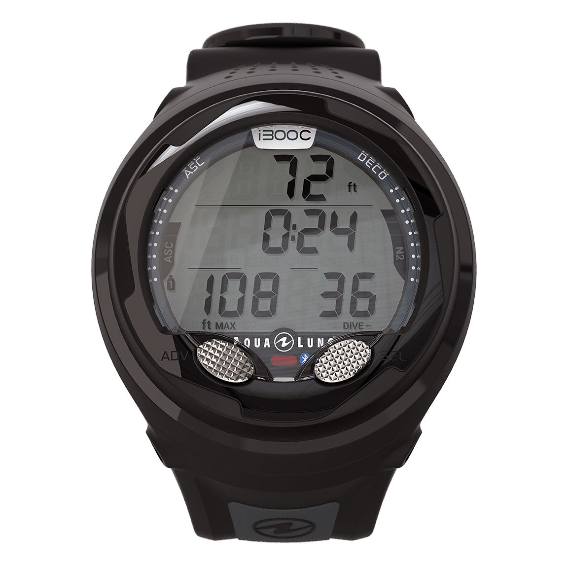 i300C Wrist Dive Computer || Color::Black/Grey
