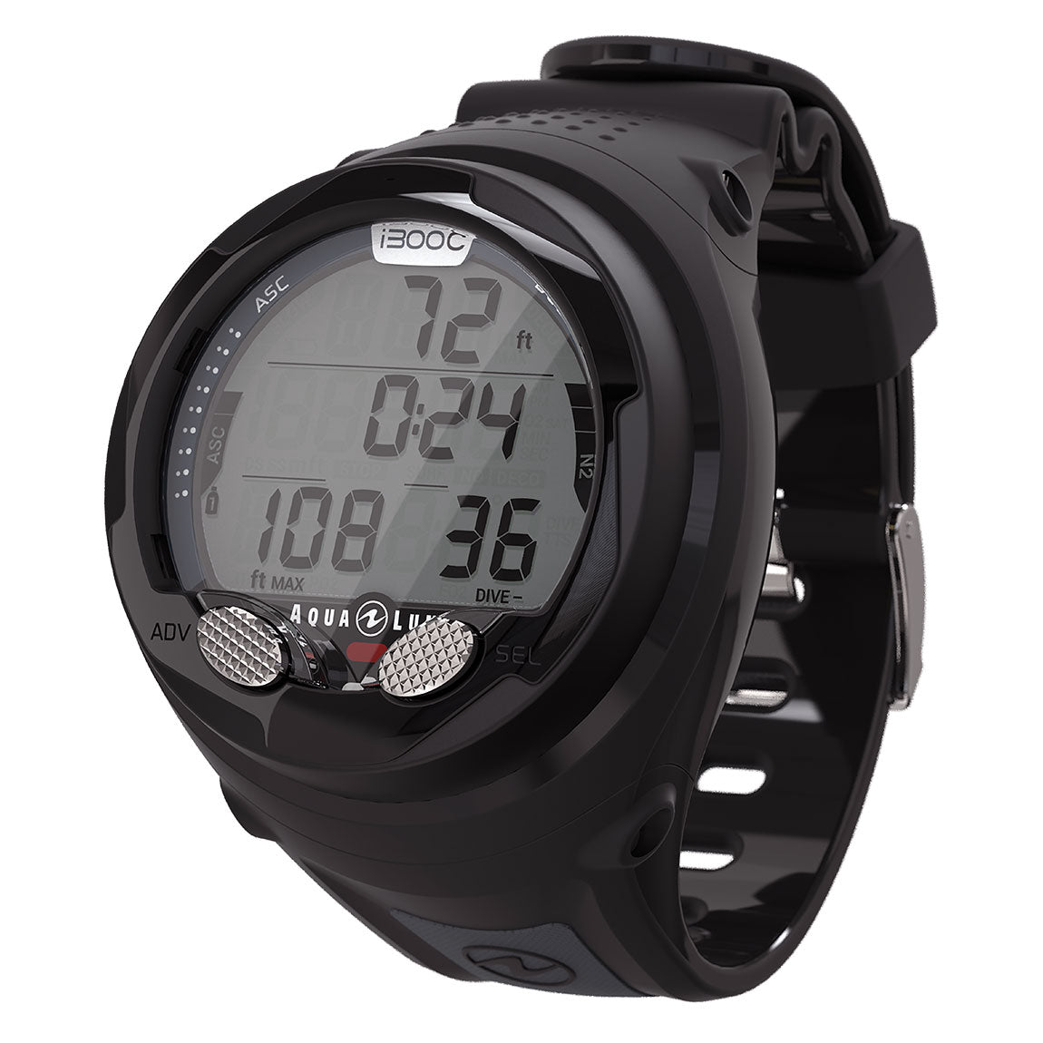 i300C Wrist Dive Computer || Color::Black/Grey